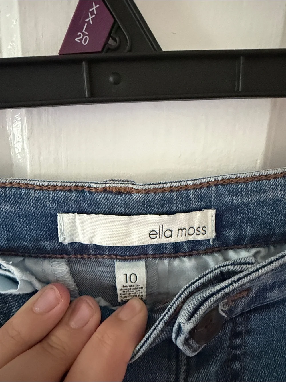Ella Moss Women’s Wide-Leg Blue Jeans